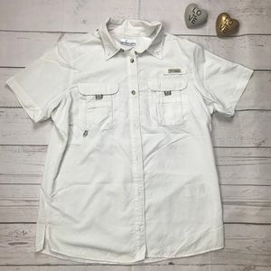 Columbia women Outdoor Shirt Button Front medium
